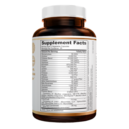 Gut Gold Pre/Pro/Postbiotics 120 Capsules